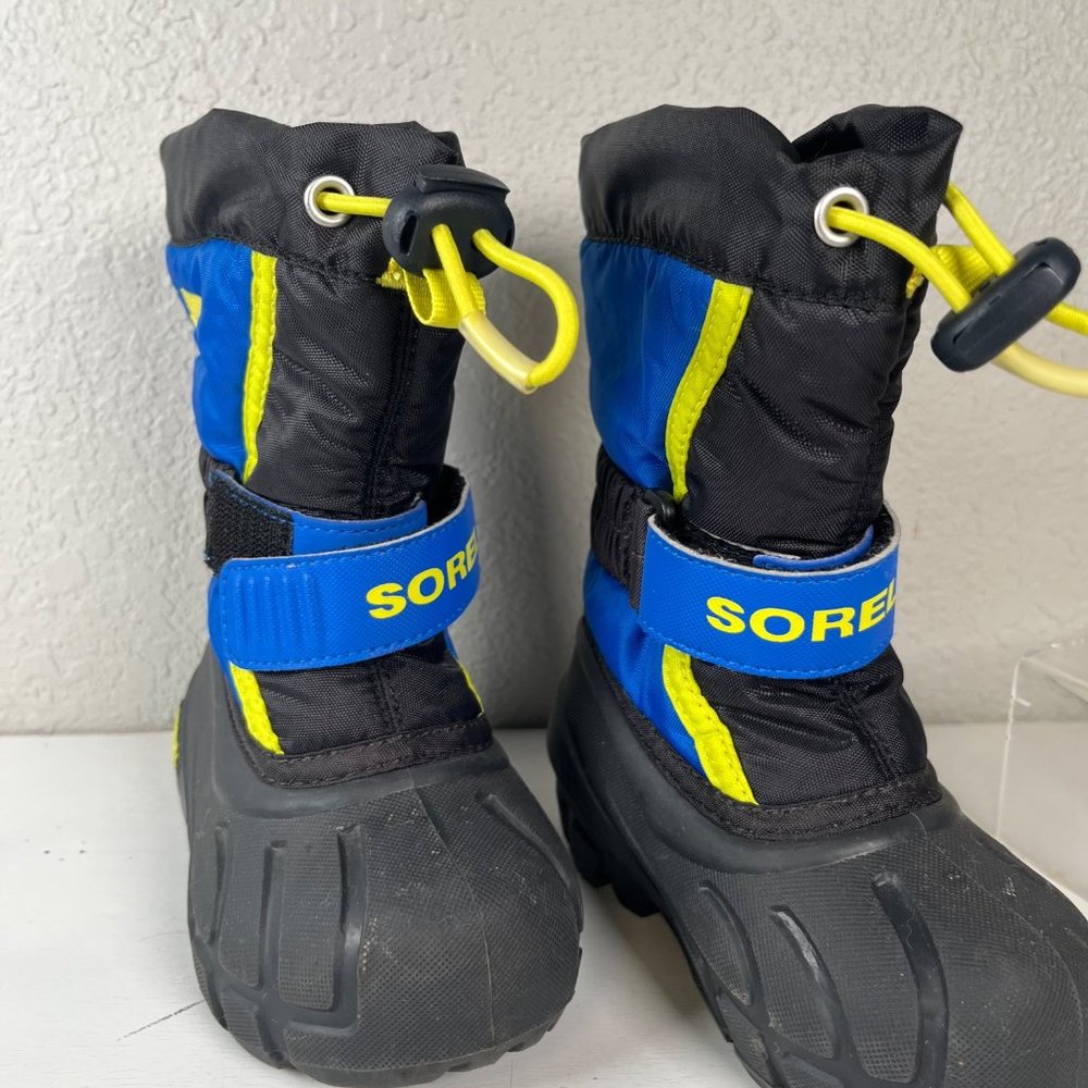 Sorel black and blue  snow kids boots size US 6 (11 cm) 1638083014